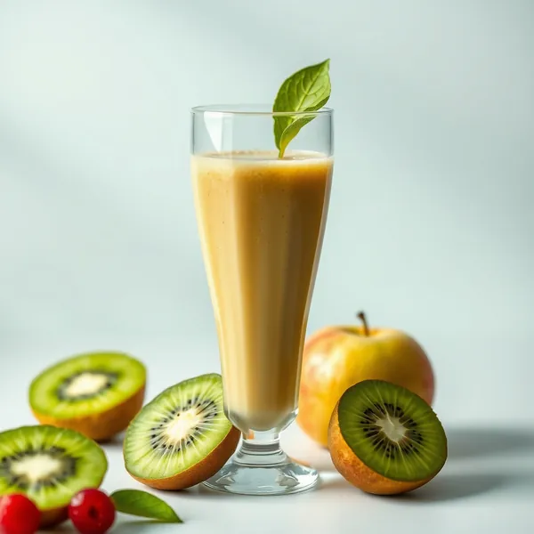 Smoothie de Kiwi e Maçã Pré-Treino