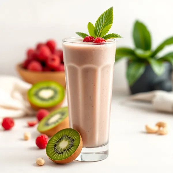 Smoothie Kiwi Lait d'Anacardier Pré-Entraînement