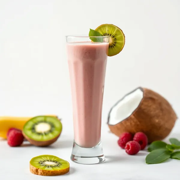 Pre-Workout Kiwi Coconut Water Smoothie