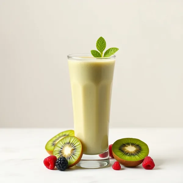 Pre-Workout Kiwi Greek Yogurt Smoothie
