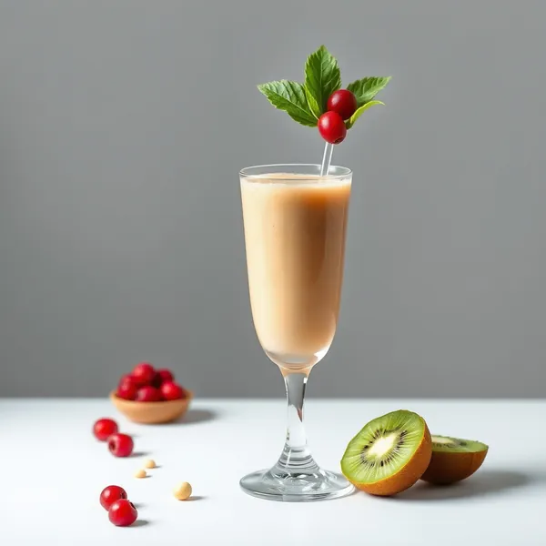 Smoothie de Kiwi e Leite de Macadamia Pré-Treino