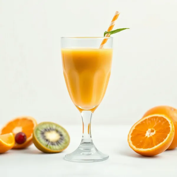 Pre-Workout Kiwi Orange Juice Smoothie