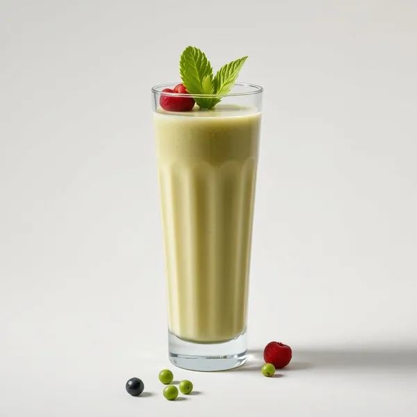 Smoothie Kiwi e Latte di Piselli Pre-Allenamento