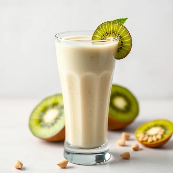 Batido de Kiwi y Leche de Pistacho Pre Entrenamiento