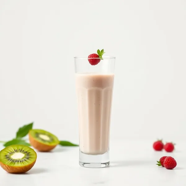 Pre-Workout Kiwi Soy Milk Smoothie