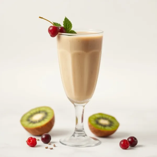 Smoothie de Kiwi e Leite de Espelta Pré-Treino