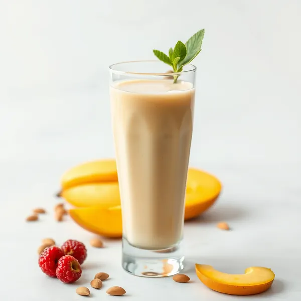 Batido de Mango, Almendra y Leche de Coco Pre-Entrenamiento