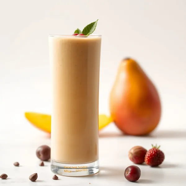 Pre-Workout Mango Hazelnut Milk Smoothie