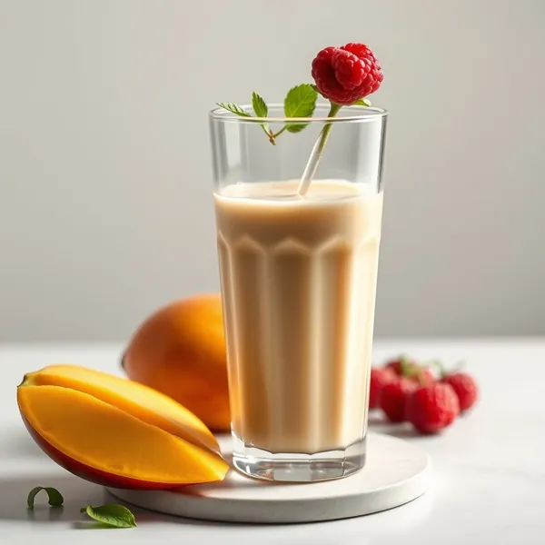 Pre-Workout Mango Hemp Milk Smoothie