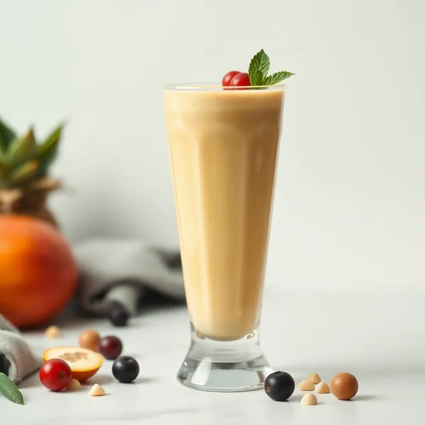 Smoothie de Manga e Leite de Macadamia Pré-Treino