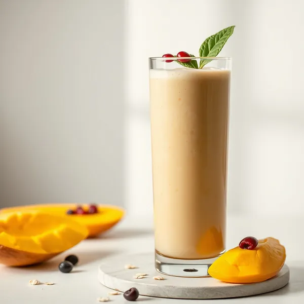Pre-Workout Mango Oat Milk Smoothie