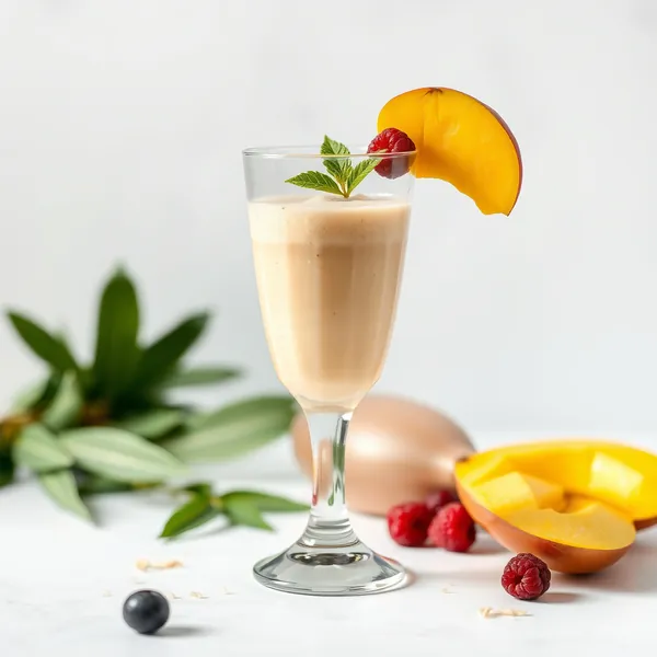Smoothie Mango e Latte di Riso Pre-Allenamento