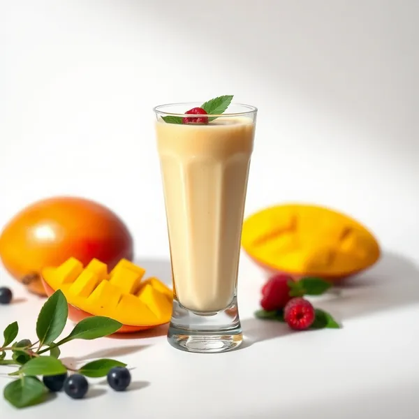 Pre-Workout Mango Soy Milk Smoothie
