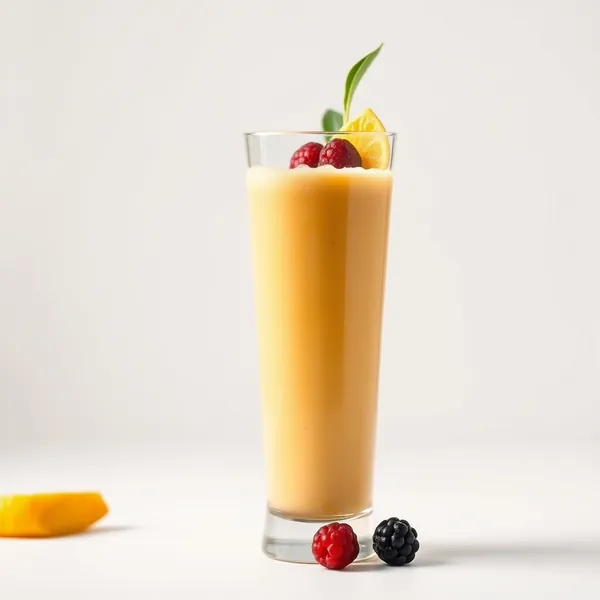 Batido de Manga e Leite de Espelta Pré-Treino