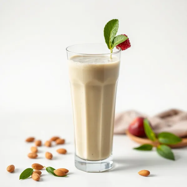 Matcha Mandelmilch Smoothie Vor dem Training