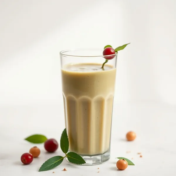 Pre-Workout Matcha Hazelnut Milk Smoothie