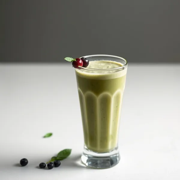 Smoothie Matcha et Lait d'Avoine Pré-Entraînement
