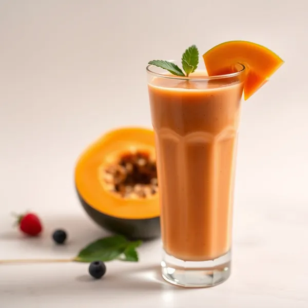 Pre-Workout Papaya Griechischer Joghurt Smoothie