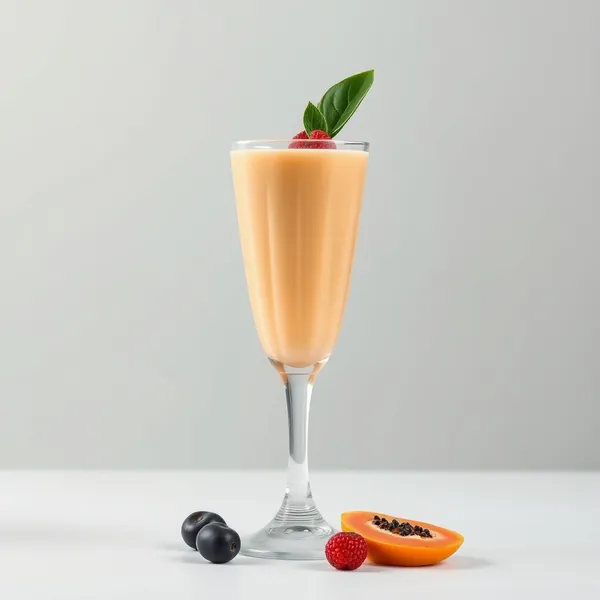 Smoothie de Papaye et Lait de Pois Pré-Entraînement
