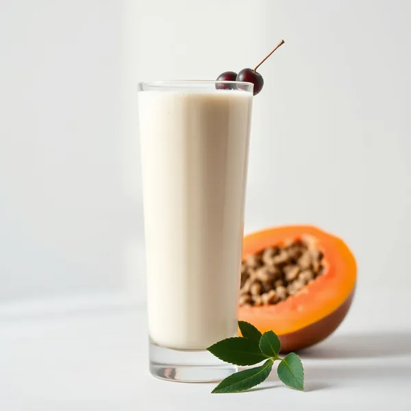 Pre-Workout Papaya Rice Milk Smoothie