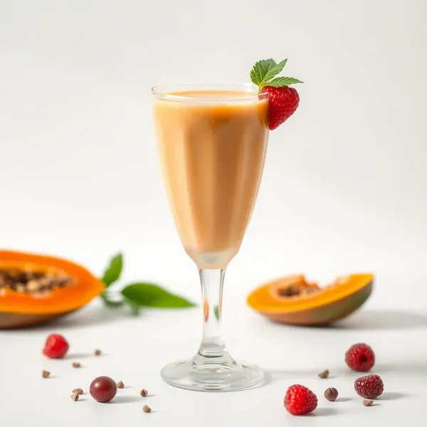 Smoothie Papaye et Lait de Soja Pré-Entraînement