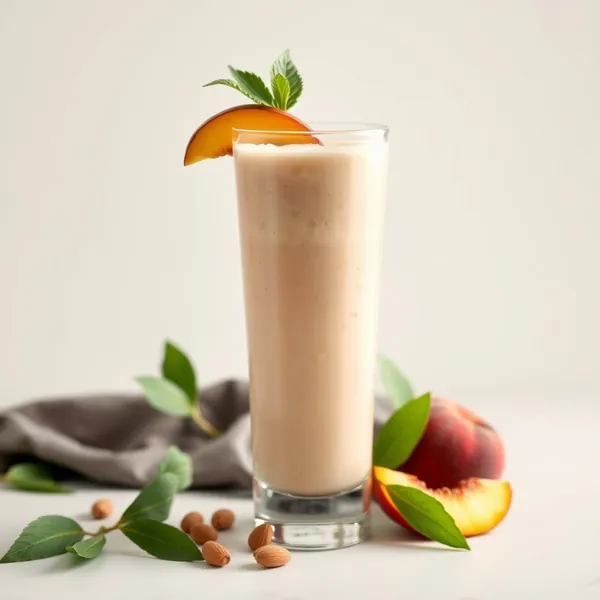 Pfirsich Mandelmilch Smoothie Vor dem Training