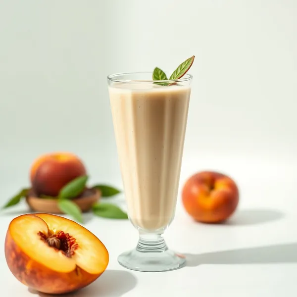 Smoothie Pêche et Yaourt Grec Pré-Entraînement