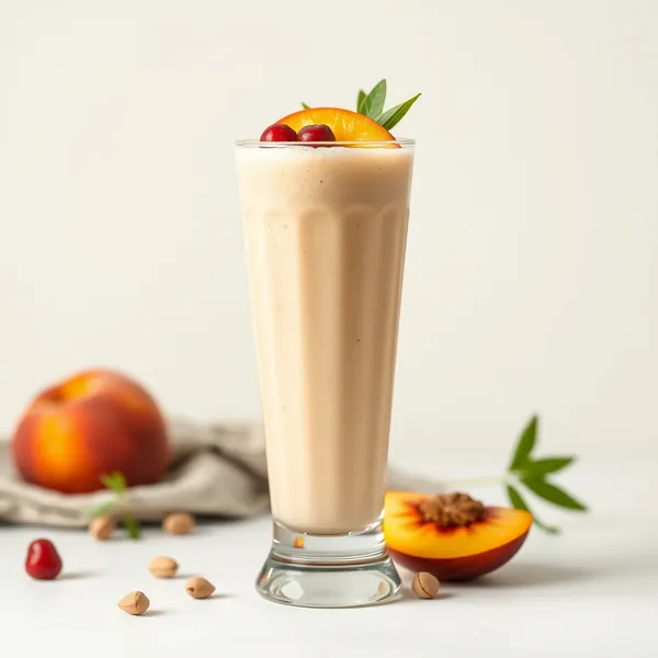 Batido de Melocotón y Pistacho Pre-Entrenamiento