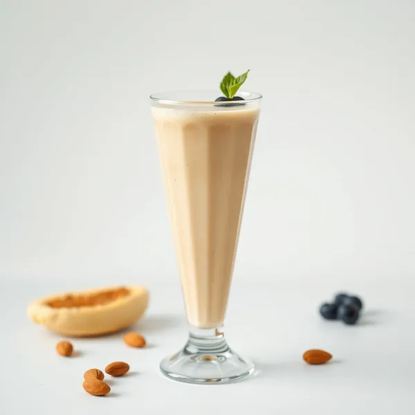 Pre-Workout Peanut Butter Almond Milk Smoothie