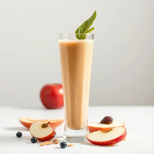 Pre-Workout Peanut Butter Apple Juice Smoothie