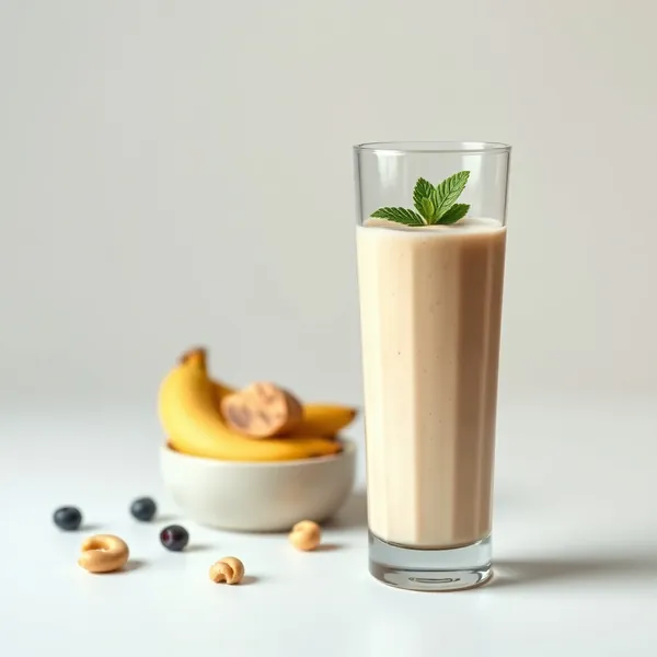 Pre-Workout Peanut Butter Cashew Milk Smoothie