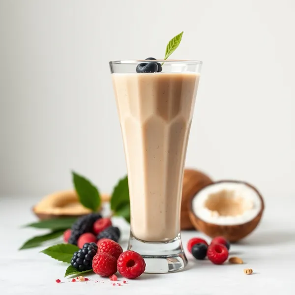 Pre-Workout Peanut Butter Coconut Water Smoothie
