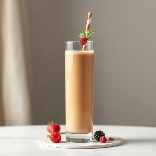 Pre-Workout Peanut Butter Hemp Milk Smoothie