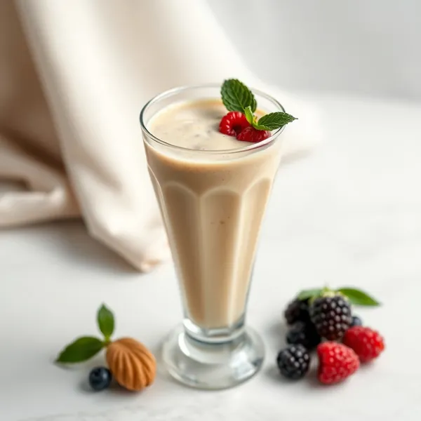 Pre-Workout Peanut Butter Kefir Milk Smoothie