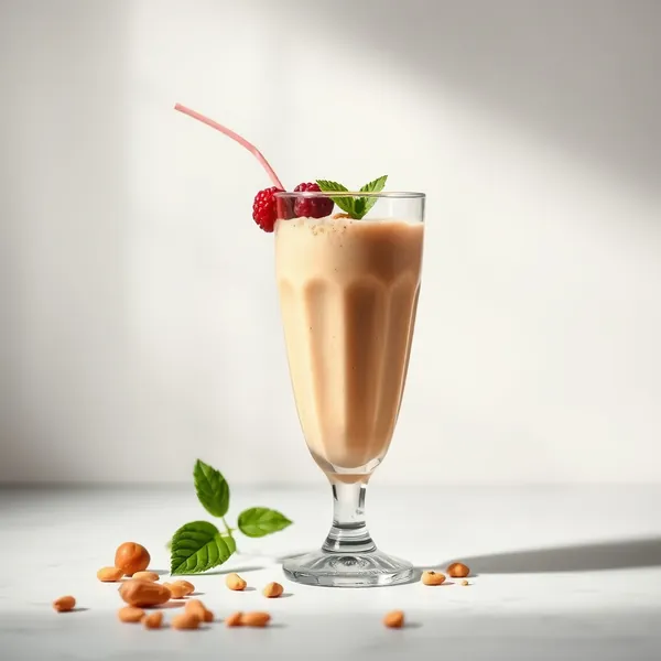 Pre-Workout Peanut Butter Protein Shake Smoothie