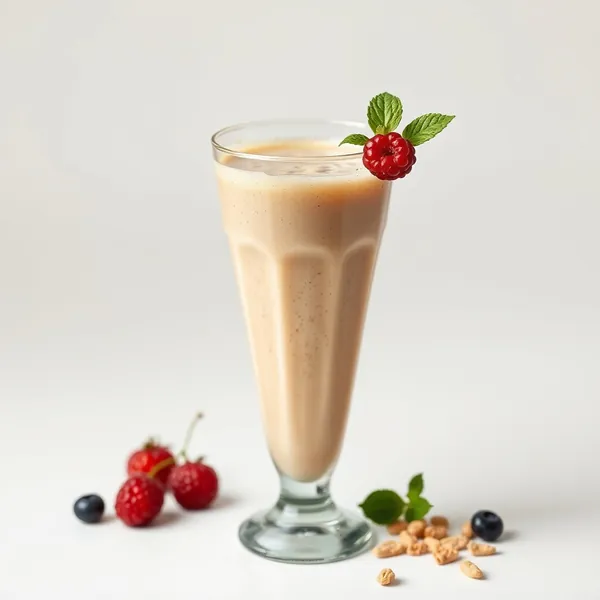 Pre-Workout Peanut Butter Rice Milk Smoothie