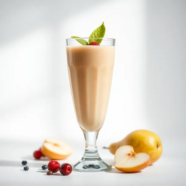 Smoothie de Suco de Pera e Maçã Pré-Treino