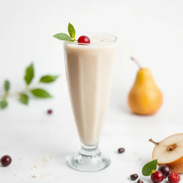 Batido de Pera e Leite de Aveia Pré-Treino