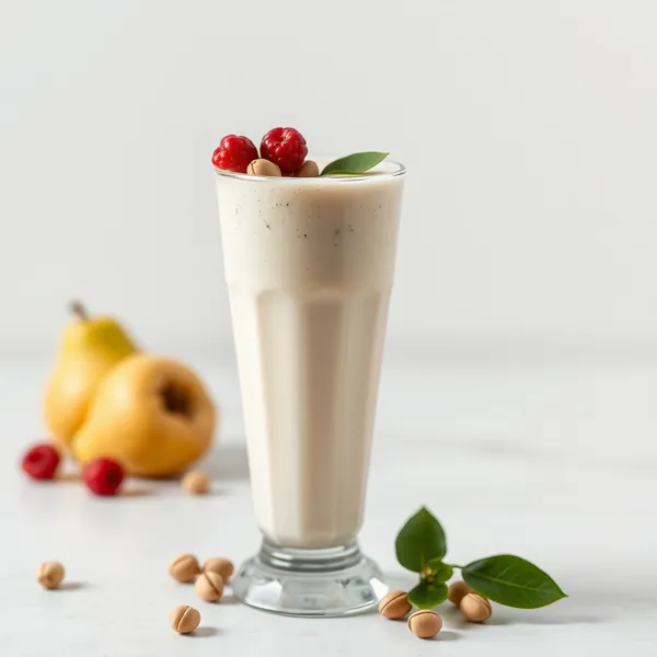 Smoothie Poire et Lait de Pistache Pré-Entraînement