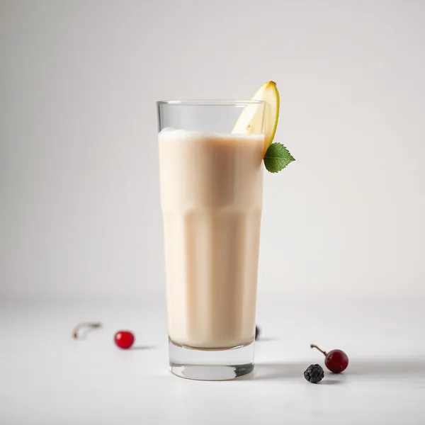 Pre-Workout Pear Soy Milk Smoothie