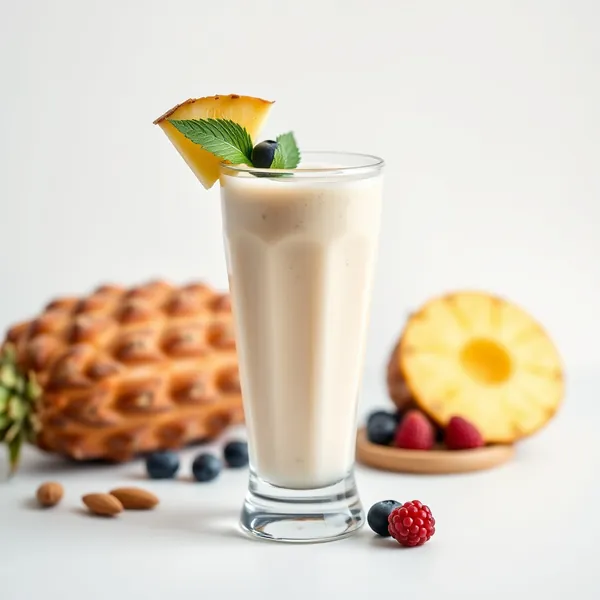 Smoothie Ananas Lait d'Amandes Pré-Entraînement