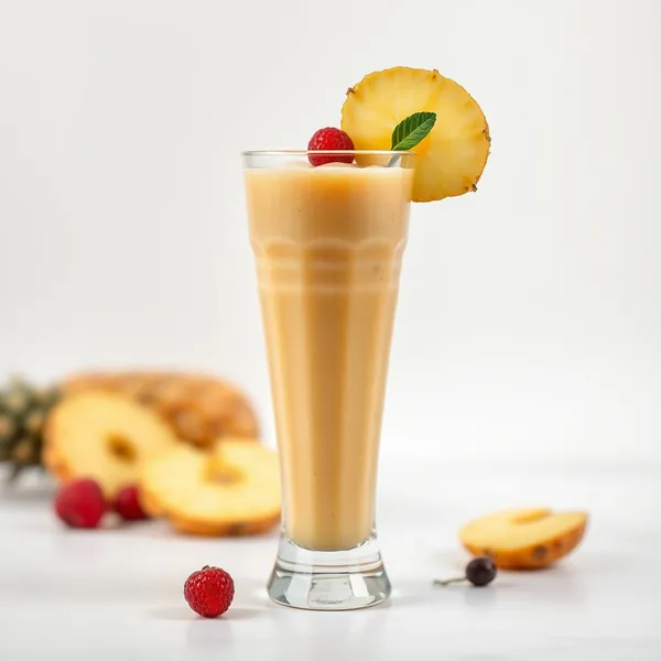 Pre-Workout Pineapple Apple Juice Smoothie