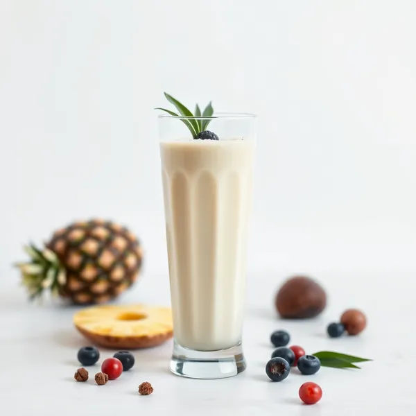 Pre-Workout Pineapple Hazelnut Milk Smoothie