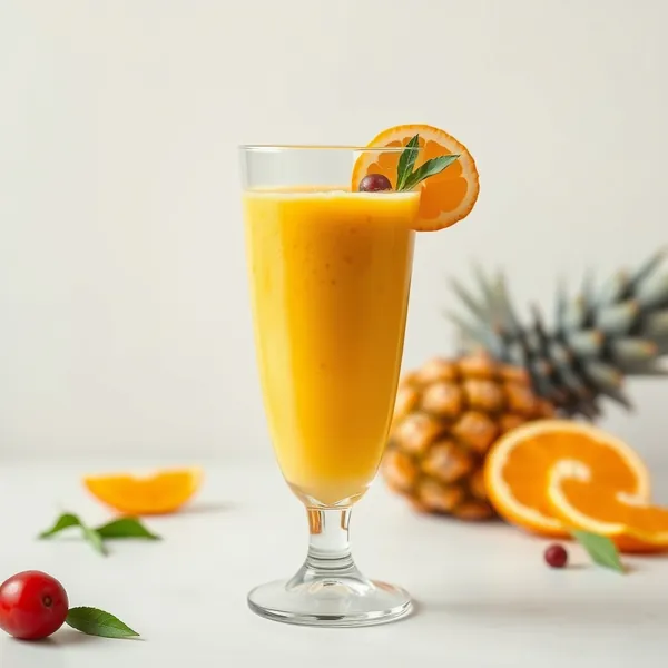 Smoothie Ananas Orange Vor dem Training
