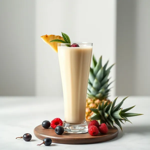 Ananas Protein Shake Vor dem Training