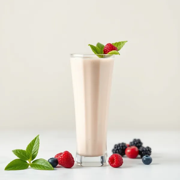 Pre-Workout Protein Powder Kefir Milk Smoothie
