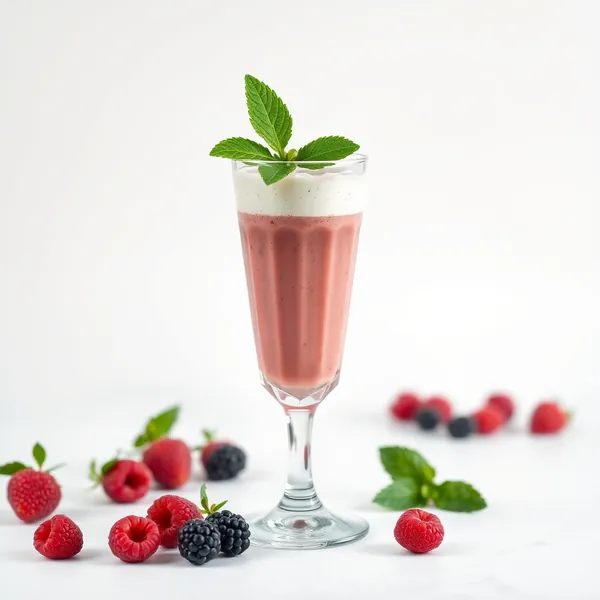 Pre-Workout Raspberry Greek Yogurt Smoothie