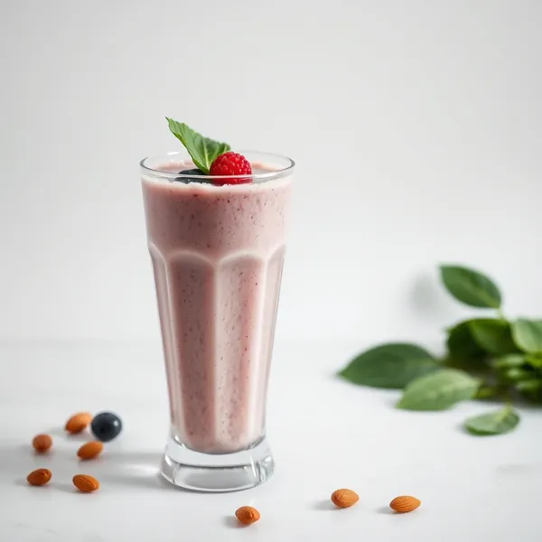 Batido de Espinacas, Almendras y Leche de Coco Pre-Entrenamiento