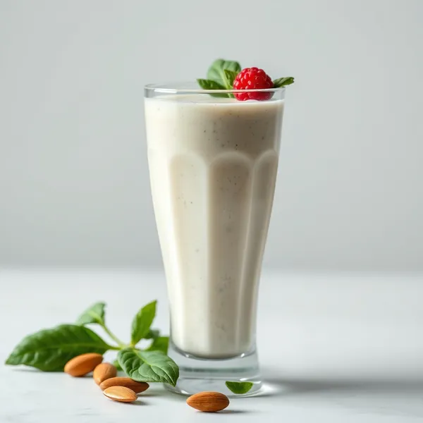 Pre-Workout Spinach Almond Milk Smoothie