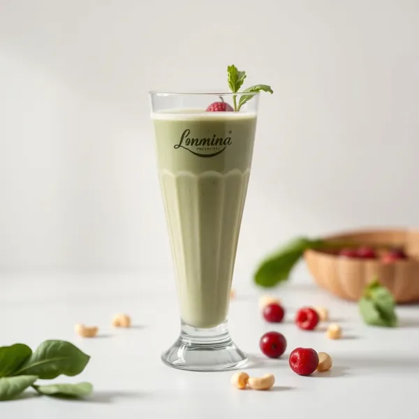 Pre-Workout Spinat Cashew Milch Smoothie